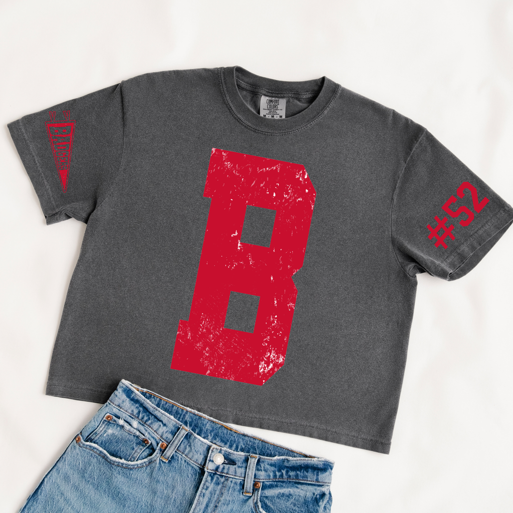 YOUR #1 FAN! Women's *Cropped Boxy Tee*
