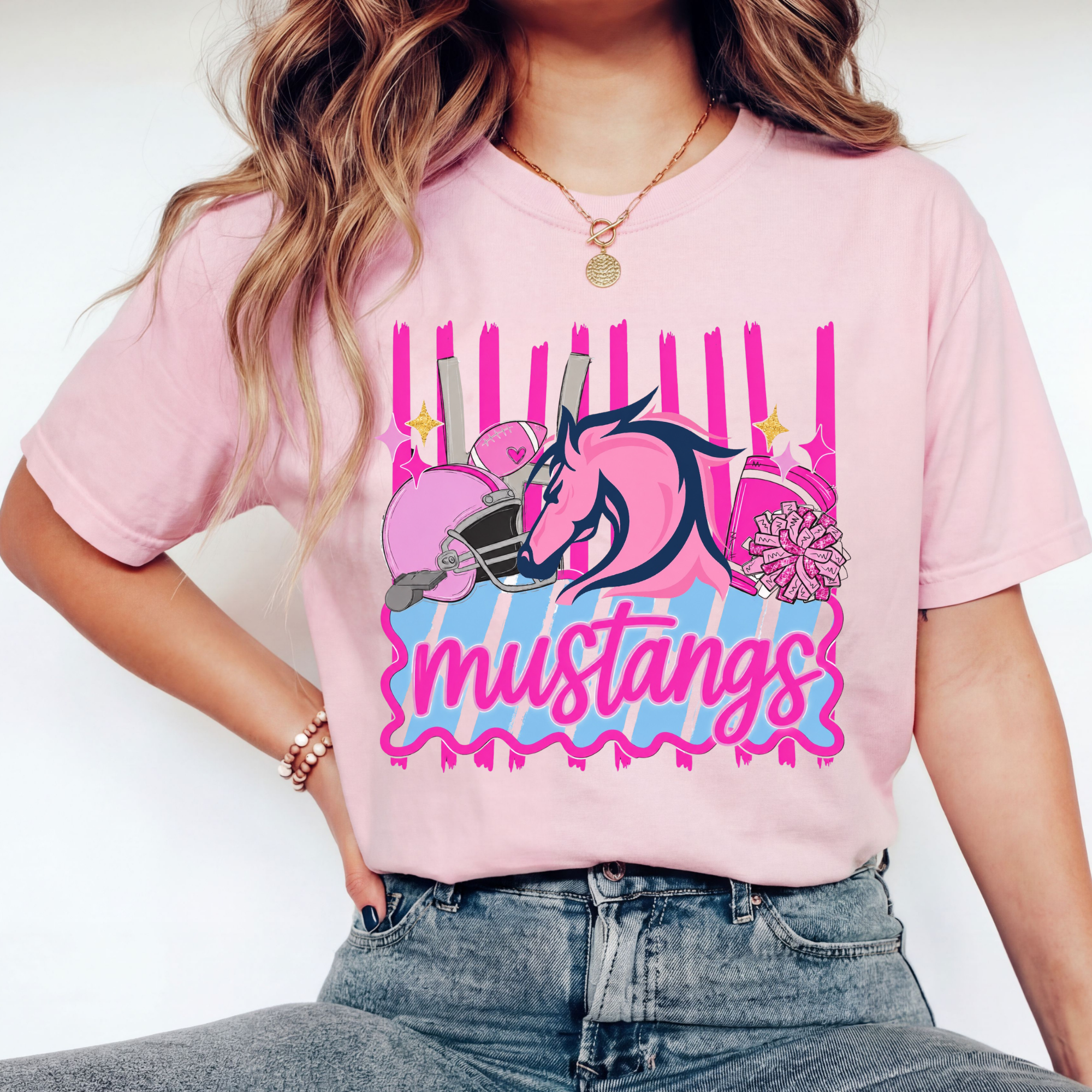 MCMS Pink Cheer Tee